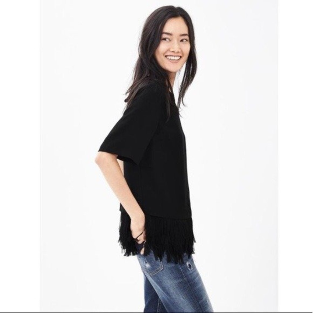 Banana Republic Fringe Blouse
